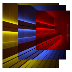Bastu LED-strips, RGB