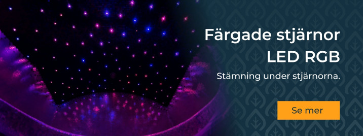 Färgade stjärnor LED RGB