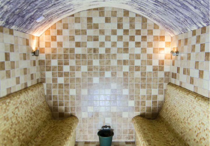 Renovering av turkiskt bad i Račkauskų sodyba "Agluona"
