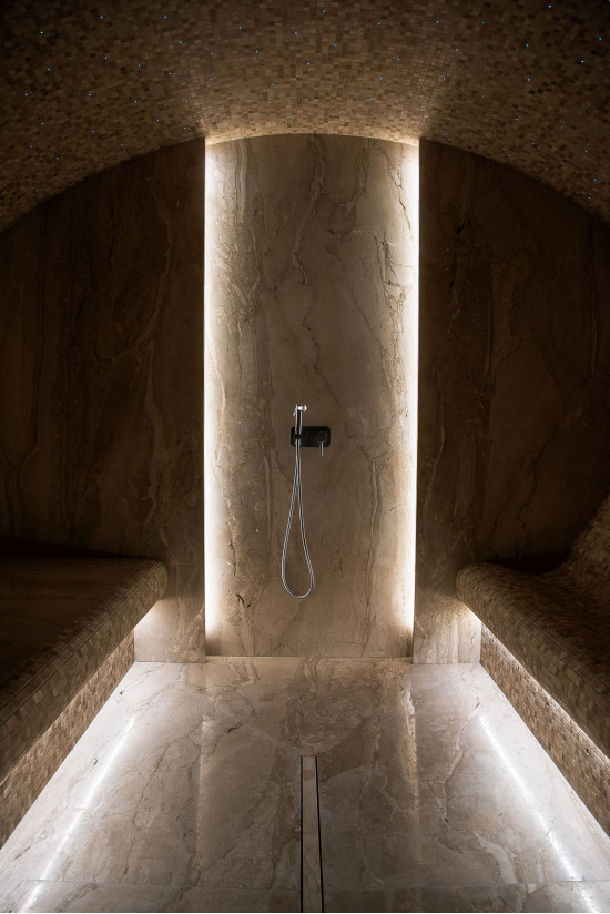 Bad i Kursevel, Frankrike - Ångbad