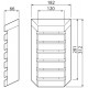 Saunaled LED-lampa 180TRL 8W