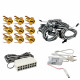 Bastubelysning Led Lite 9, guld