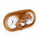 SAUNIA 3-i-1 termo-hygrometer med sandtimer 591L