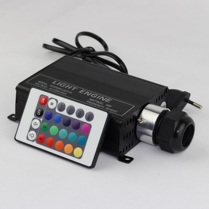 LED RGB-belysningssats FÄRGADE STJÄRNOR 3 m.