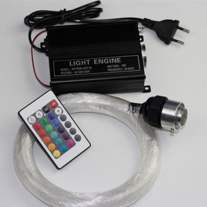 LED RGB-belysningssats FÄRGADE STJÄRNOR 3 m.