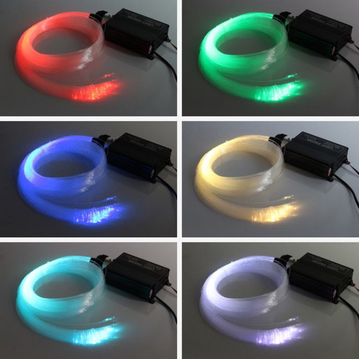 LED RGB-belysningssats FÄRGADE STJÄRNOR 3 m.