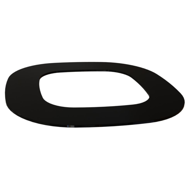 Inbäddningsfläns - HELO Himalaya, svart glas