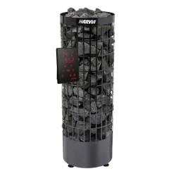 Elektrisk bastuaggregat - HARVIA Cilindro Black Steel PC70XE 6,8 kW