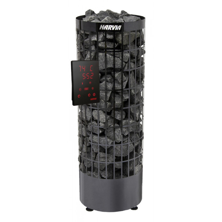 Elektrisk bastuaggregat - HARVIA Cilindro Black Steel PC70XE 6,8 kW, displayartikel
