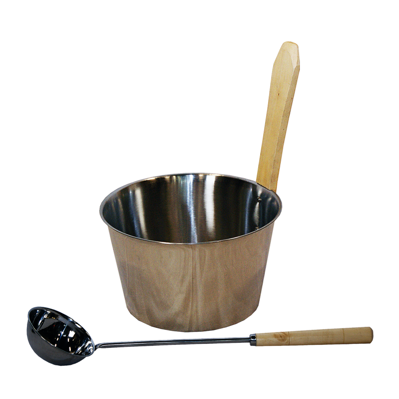 SAUNIA rostfritt stålset 4 l