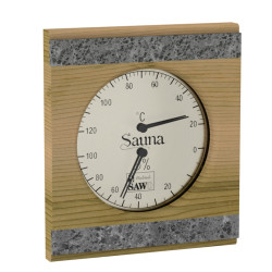SAWO termo-hygrometer 281-THR, cederträ 