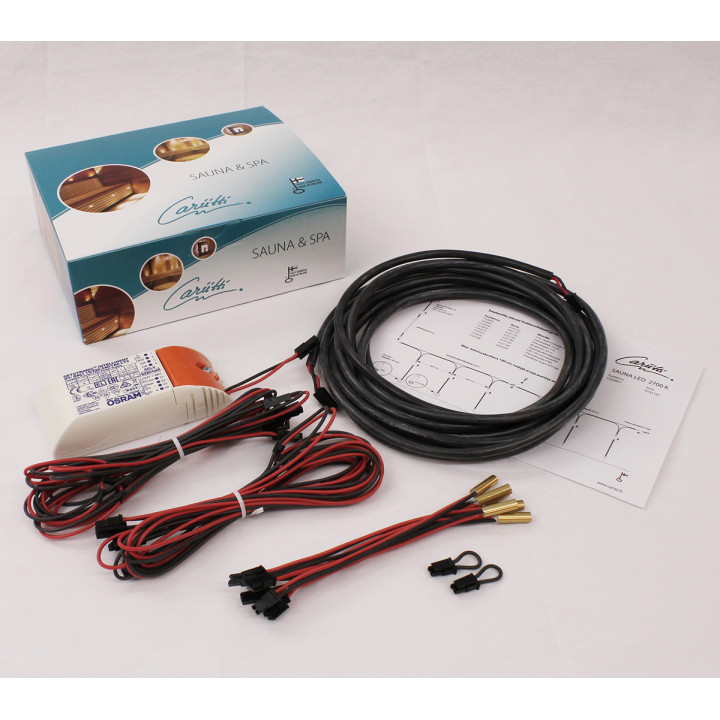 CARIITTI LED -bastubelysningssats, 2700K