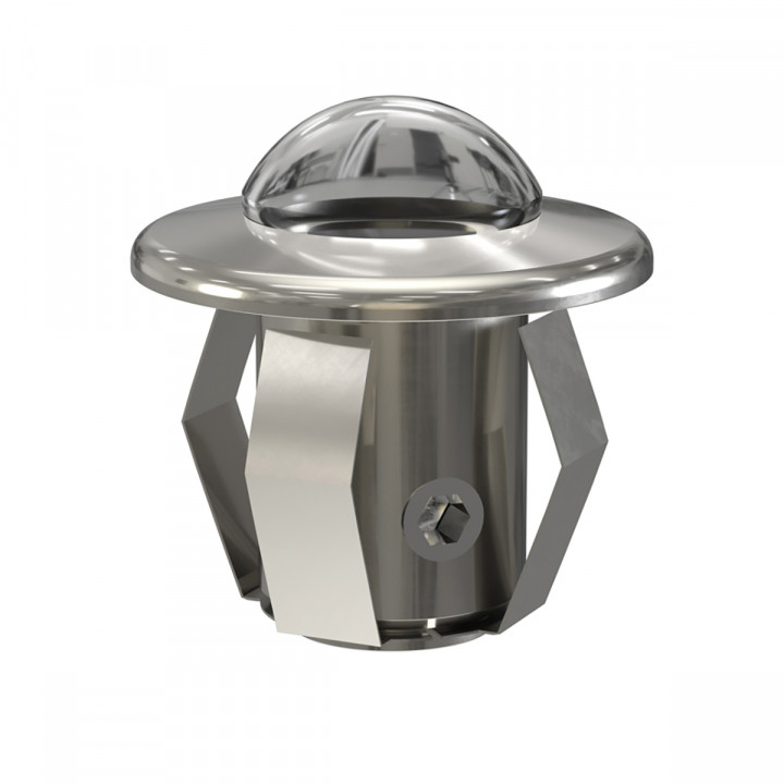 CARIITTI CR-05 kristaller för LED-belysning, Krom, Transparent