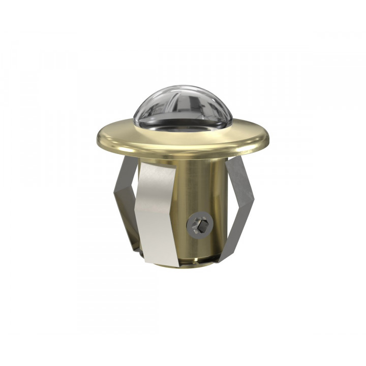 CARIITTI CR-05 kristaller för LED-belysning, Guld, Transparent