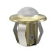 CARIITTI CR-05 kristaller för LED-belysning, Guld, Satin