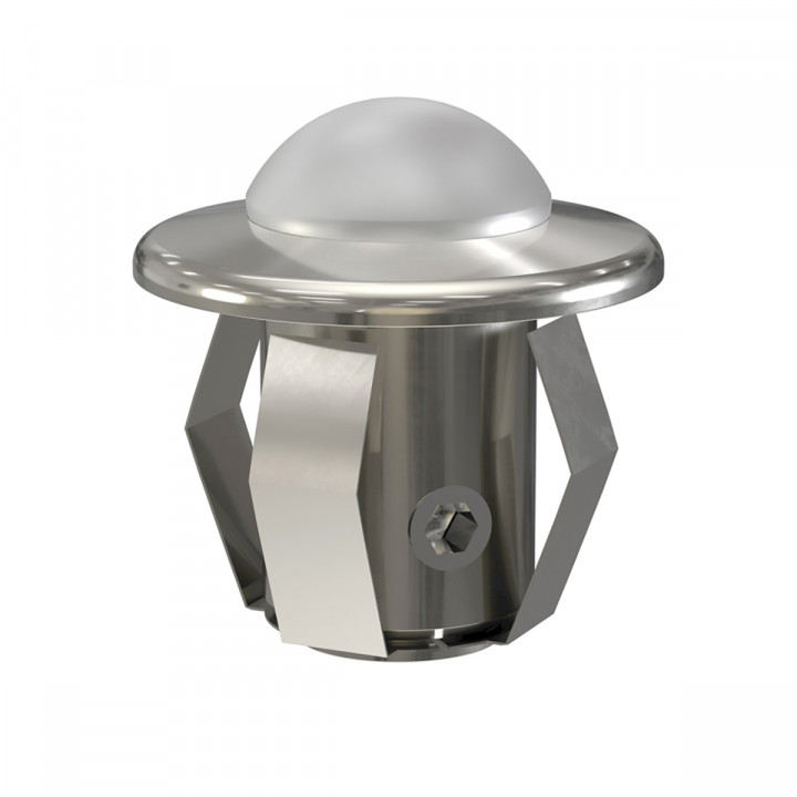 CARIITTI CR-05 kristaller för LED-belysning, Krom, Satin
