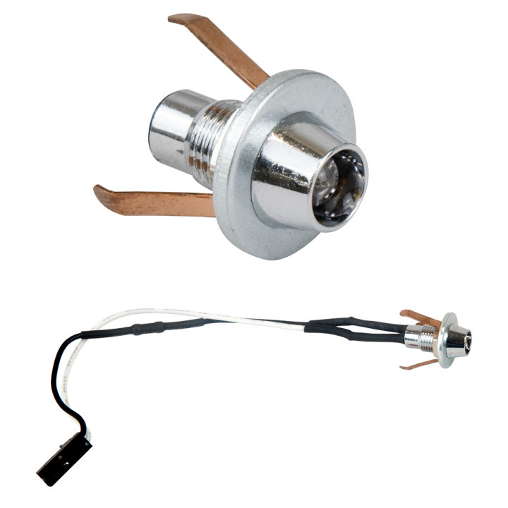 Extra LedLite LED-bastulampa, silver