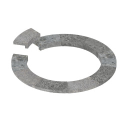 Inbäddningsfläns - för SAWOTEC Tower Rund värmare  Inbäddningsfläns - för SAWOTEC Tower Rund värmare