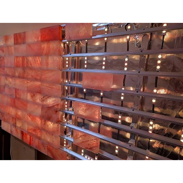 LED -belysning för Himalaya saltstenar, vit