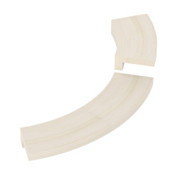 Inbäddningsfläns - för SAWOTEC Tower Corner-värmare, trä  Inbäddningsfläns - för SAWOTEC Tower Corner-värmare, trä