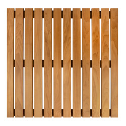 Förstärkt golvgaller, Thermo asp, 600x600x43 mm 