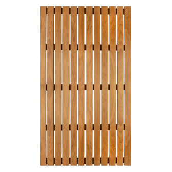 Förstärkt golvgaller, Thermo asp, 600x1000x43 mm