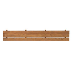 Bottenelement på bastubänken, Värmebehandlad tall 