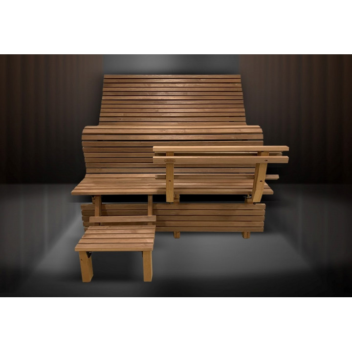 Modulär bastubänk ERGONOMIC, Thermo asp