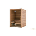Auroom bastuhus 150x150x205cm, med glas - 0
