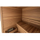 Auroom bastuhus 150x150x205cm, med glas