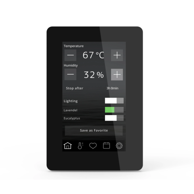 Elbastuaggregatets kontrollpanel - TYLO Elite Cloud