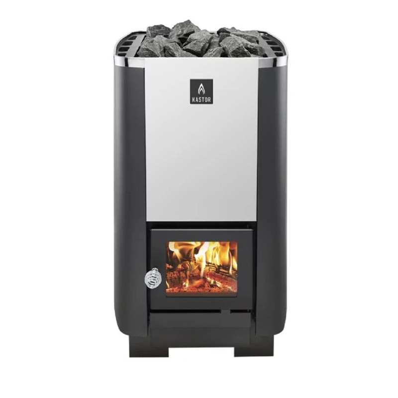 Vedeldad bastuugn - KASTOR KARHU 30