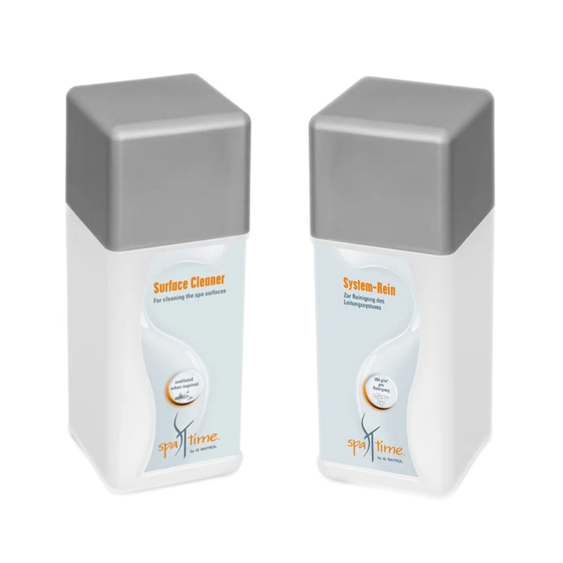 Rengöringssats för badtunna eller spa, utan filter