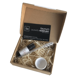 SAUNUM set med eterisk olja 