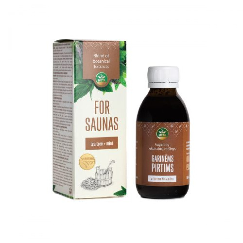 Örtextraktblandning för ångbad tea tree och mynta 150ml