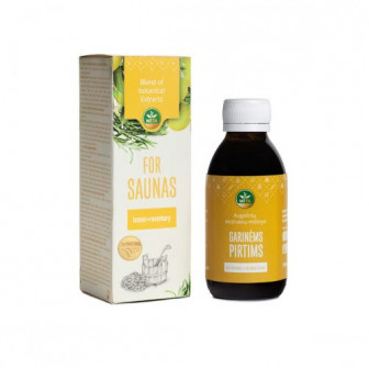 Växtextraktblandning för bastu med eteriska oljor av citron och rosmarin, 150 ml