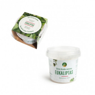 Havssalt med eterisk olja av eukalyptus