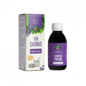 Växtextraktblandning för bastu med eteriska oljor av lavendel och citronmeliss, 150 ml