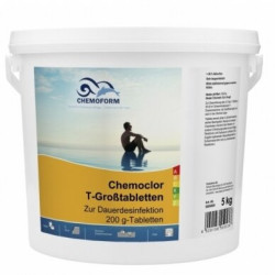 Långsamt upplösande klor CHEMOCLOR T-tabletter 200 g, 5 kg