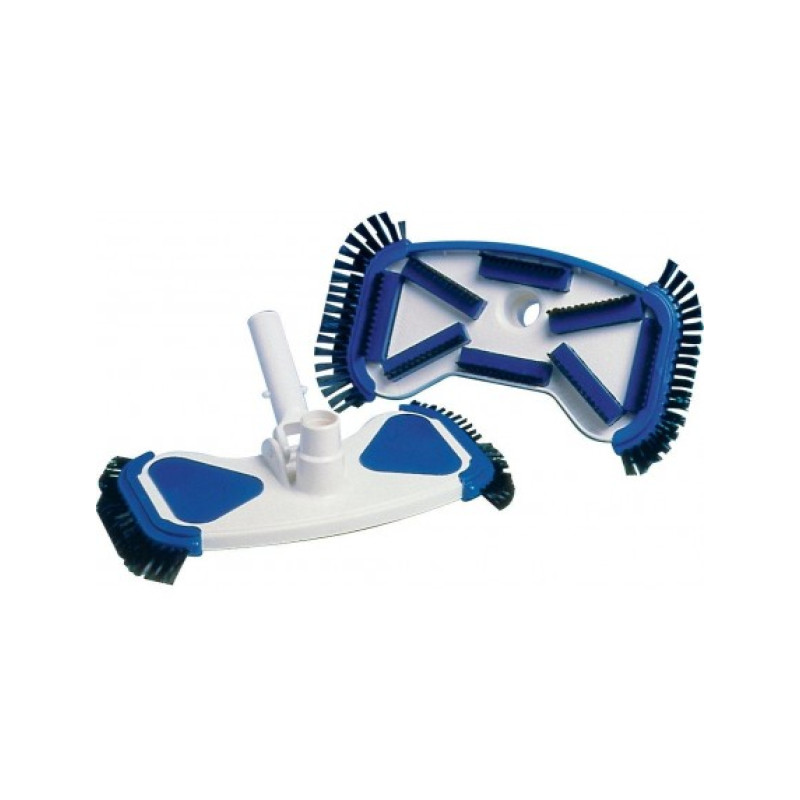 DE LUX 280 mm dammsugarborste med sidoborstar, 32/38 mm anslutning