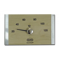 Saunia bastutermometer, björk 