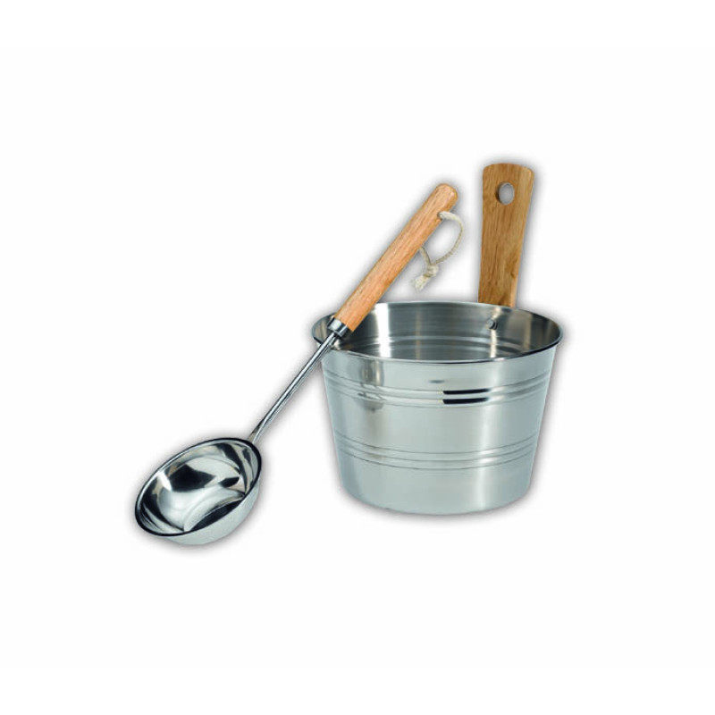 EOS bastuuppsättning rostfritt stål