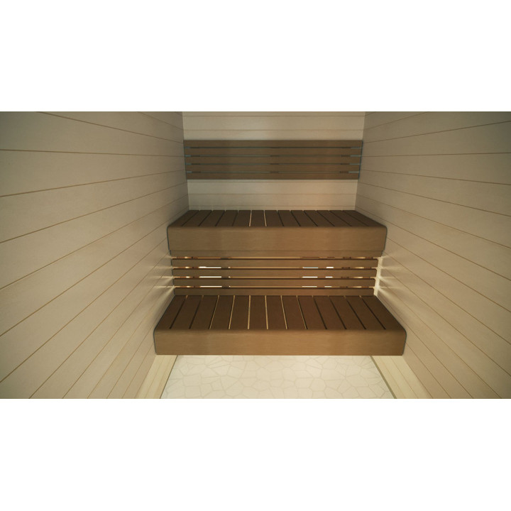 Ryggstöd, Thermo-asp, 16x300x1550-2350mm