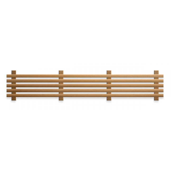 Bottenelement av bastubänk, termoasp
