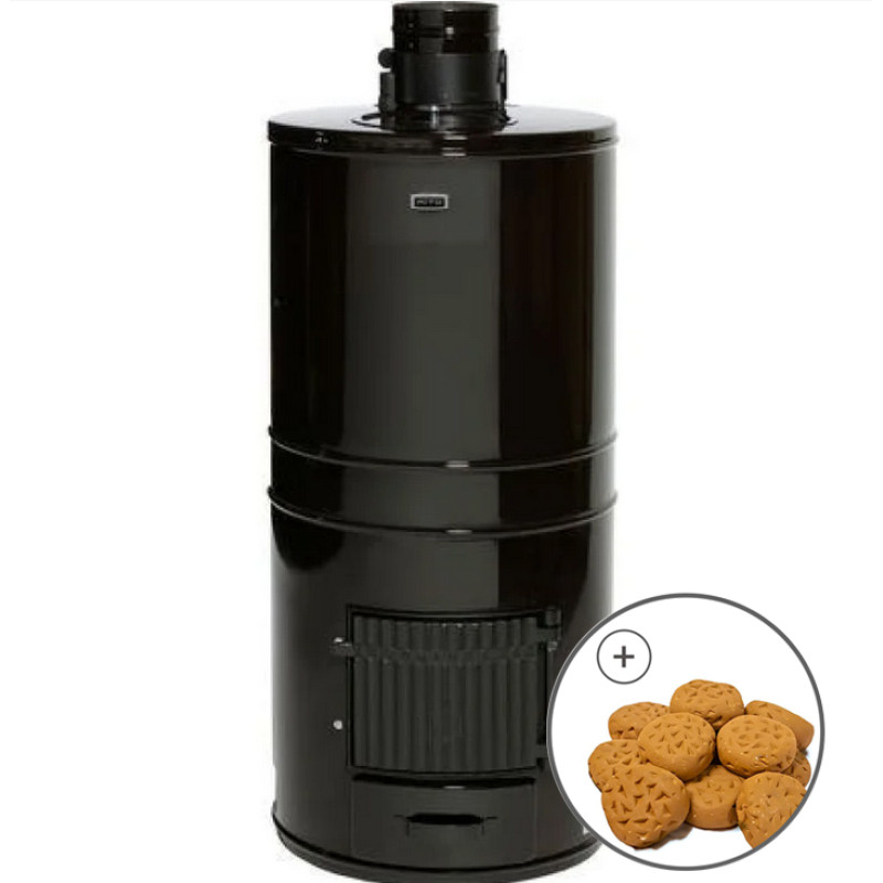 Vedeldad bastuugn - AITO AK-47 med keramiska stenar