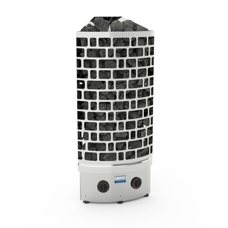 Elektrisk bastuaggregat – SAWOTEC Ari Corner, med styrenhet