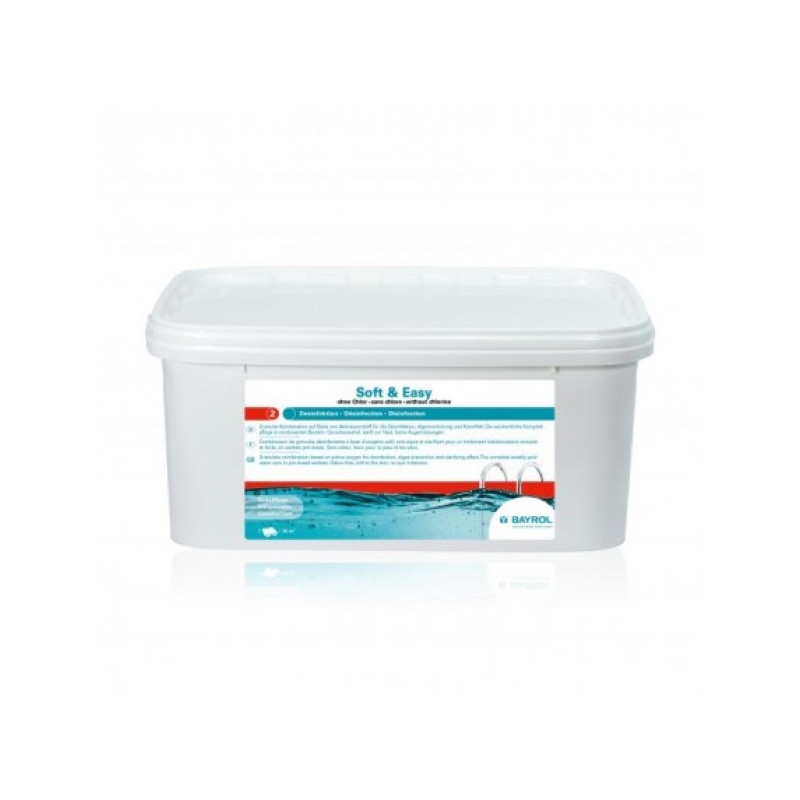 Poolvårdsprodukt UTAN KLOR Soft & Easy, 4,48 kg