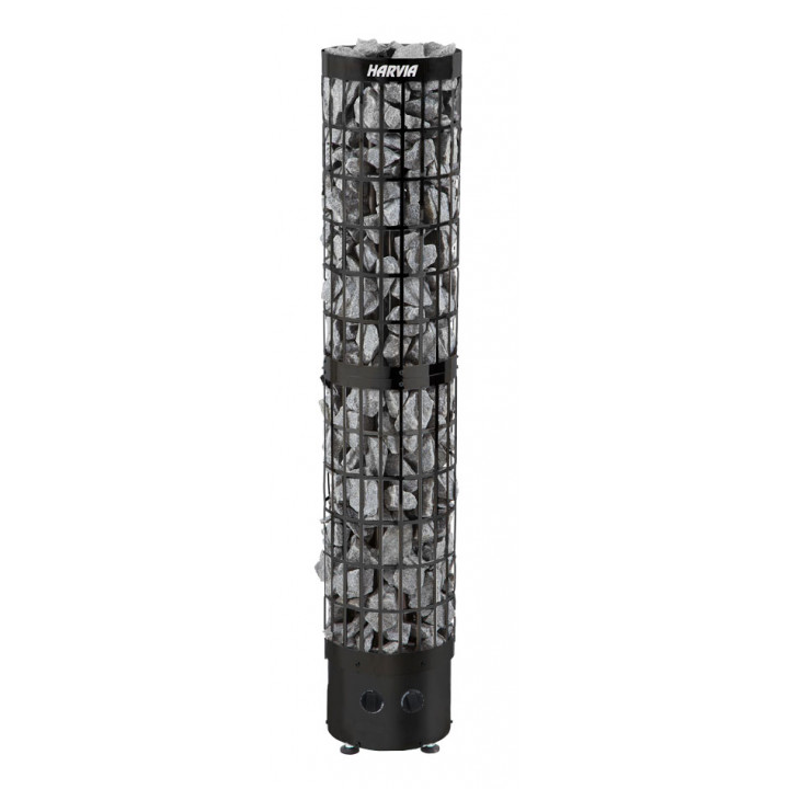 Elektrisk bastuaggregat - HARVIA Cilindro Black Steel PC66 6,6 kW