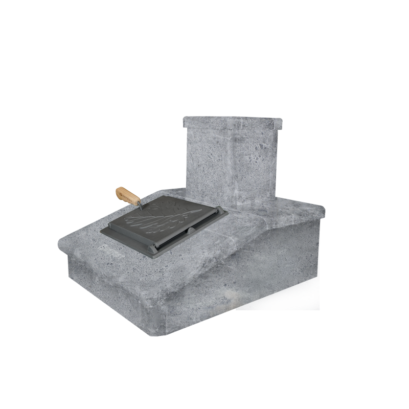 Sten skorsten finish, Täljsten, 290 mm