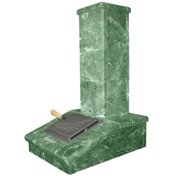 Sten skorstensfinish, serpentin, 790 mm 